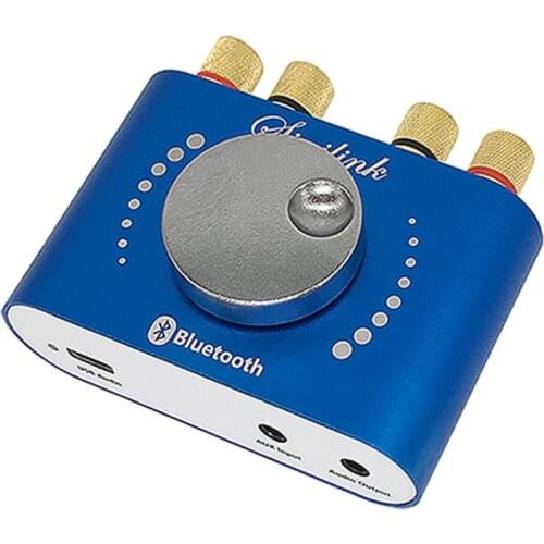 KA50H HIFI TPA3116D2 Bluetooth 5.0 Amplifier Board 2*50W 2.0 Channel High Power Audio Stereo Amplifier Board AMP 3.5MM AUX USB