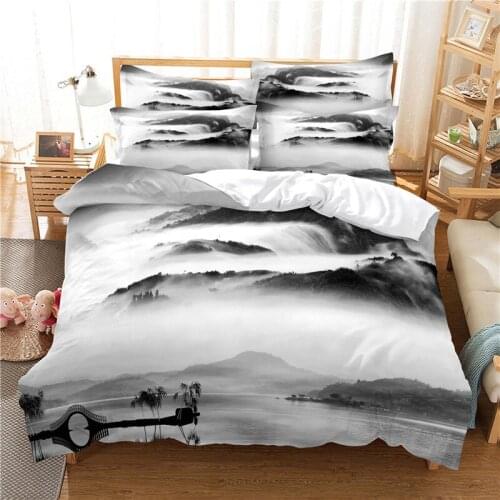 Landscape Fairyland Bedding Duvet Cover Set 3d Digital Printing Bed Linen Fashion Design Comforter Cover Bedding Sets Bed Set