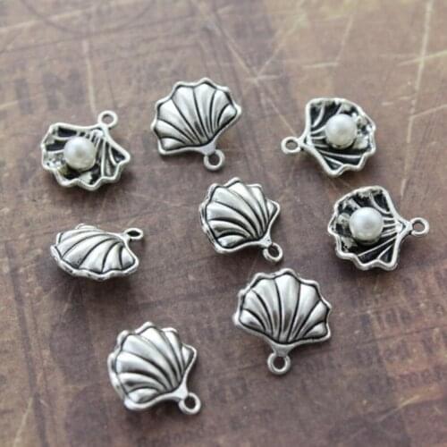 Beauty Sea Shell Charms Beads Beach Shell Starfish Conch Pendants DIY Jewelry Making Bracelet Necklace Handmade Accessories Gift