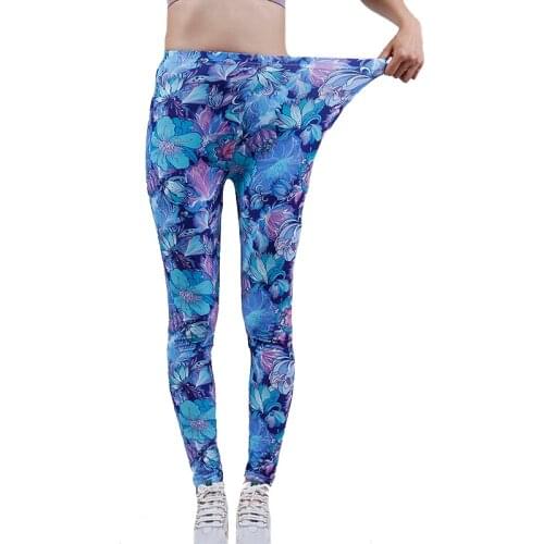 YSDNCHI Sexy Push Up Gym Wear Elastic Printed Leggings Slim Pants Women Yuga Fitness Leggins Stretch Sports Pants High Waist