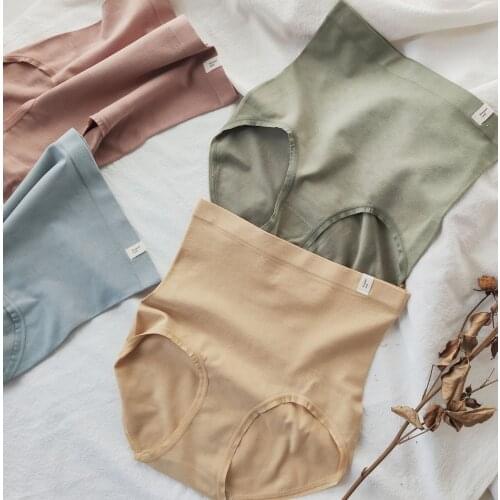 Summer thin High-rise women Panties Seamless briefs lingerie Abdomen hips building Seamless Panties women Underwear NSH918