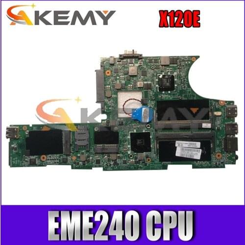 Akemy DAFL7BMB8E0 Motherboard For Lenovo Thinkpad X120E Laptop Motherboard FRU 04W0366 63Y1638 CPU EME240 DDR3 100% Test Work