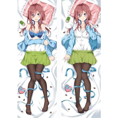 Newly Design The Quintessential Quintuplets Nakano Miku Anime Body Pillow Dakimakura Pillow