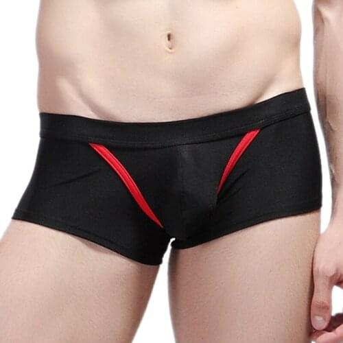 Mesh Men Boxer Shorts Underwear Pouch Penis Bulge Mens Panties Breathable Nylon Swimming Trunks Male Underpants