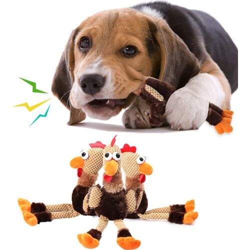 Cleaning Teeth Squeaky Interactive Cartoon Animal Shaped Cotton Rope Dog Toy Pet Training Products Pet Chew Toys Pet Products