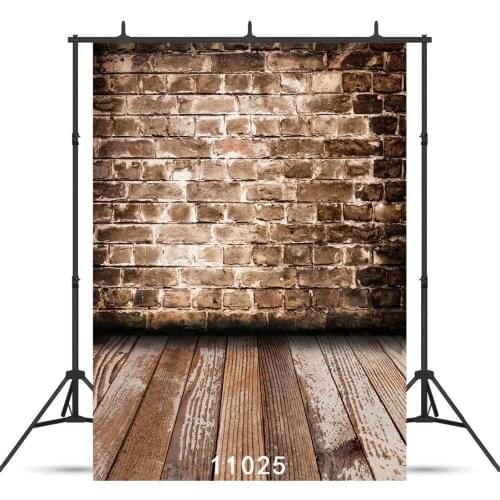 Vinyl Photography Background Vintage Brick Wall Wooden Floor For Children Baby New Born Shower Backdrop Photocall Photo Studio