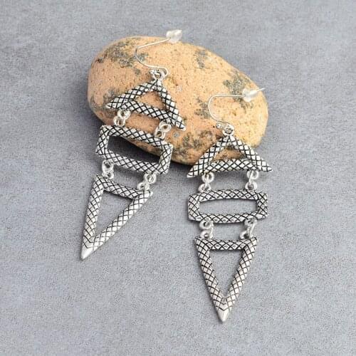 Vintage Ethnic Bohemian Earrings Minimalism color long dangle Wedding Party drop Earrings Jewelry Hanging For Women Accessories