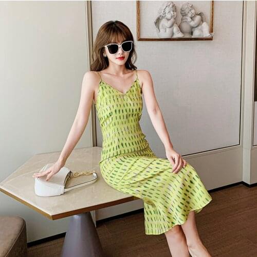 YZAHJ Green Summer Dresses