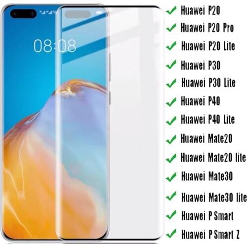 Tempered Glass For Huawei P30 Pro P20 P40 Lite Screen Protector Mate 30 20 P Smart 2018 2019 Z Y6 40 Mate20 Mate30 Protection