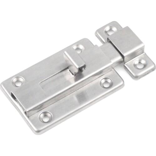 1Pcs 3 Inch Stainless steel safe Door/window/drawer/ Bolt Wooden door security bolt Barrel Bolt Push Lock