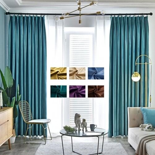 BUY YEAR Velvet Curtains For Windows China