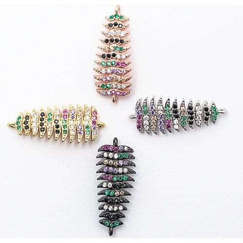 Diy 4 color Optional Copper Bottom Zircon Colorful Diamond Small Tree Jewelry Special Accessories For High-end Jewelry