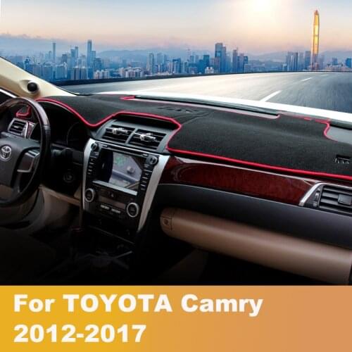 For Toyota Camry XV50 2012-2015 2016 2017 LHD Car Dashboard Covers Mat Sun Shade Pad Instrume Panel Carpets Interior Accessories