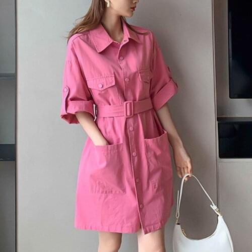 LUSHUWANA Summer Dresses With Sleeves