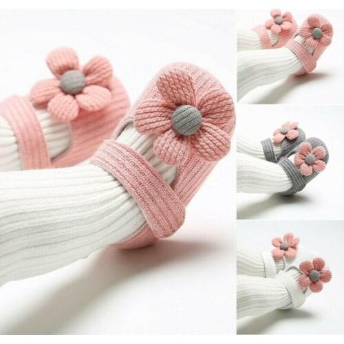 Newborn Baby Anti-slip Sneakers Pram Infant Girl Crib Shoes Soft Sole Prewalker Trainers 0-18M