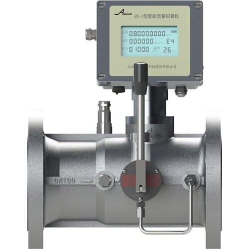 Factory wholesale turbine gas flow meter 24VDC + 3.6v battery natural gas flow meter