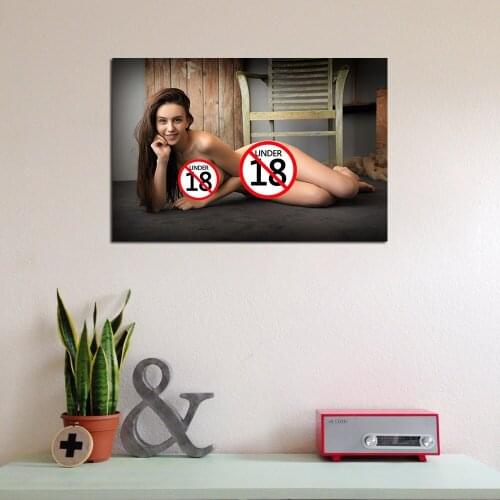 Beautiful Model Hot Beauty Poster Modern Simple Living Room Decoration Wall Art Unframed Canvas Painting For Hotel Apartment