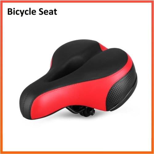 Wid styling Cycling Bike Seat Cushion Soft Silicone MTB Road Bike Saddle with Reflective Stickers Bike Accessory
