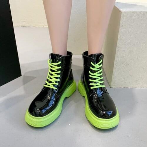 Winter Sneakers For Women Nice Vogue Woman Shoe Ankle Boots for Women Thick Bottom Round Toe Platform Sneakers Combat Footwear