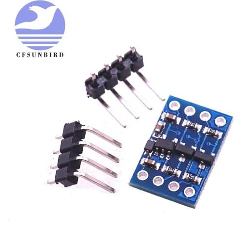 2PCS/Lot IIC I2C Level Conversion Sensor Module 5V-3V System Level Converter with Pins for Arduino