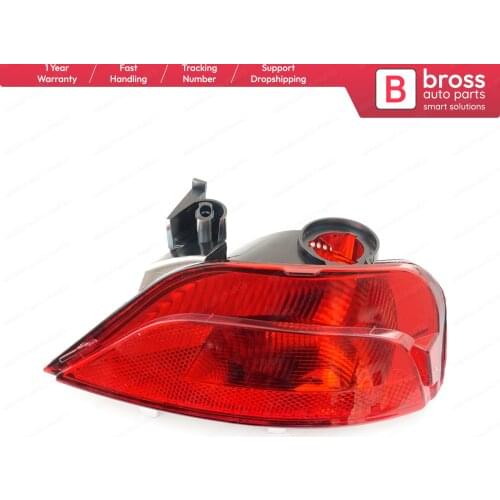 BSP987-1 Rear Bumper Tail Fog End Light Lamp Lens Reflector Left Side 265855907R for Renault Megane MK4 Sedan Scenic MK4
