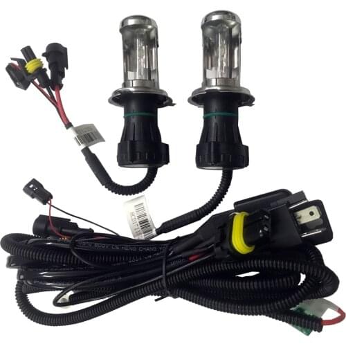 35W New Wire Harness for Car HID Bi-xenon Headlight Bulbs Conversion Kit H4 Hi/lo HID Lamp Relay Harness