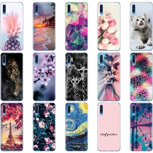 For Samsung A70 Case cover 2019 Soft silicon coque bumper on For Samsung Galaxy A70 Capa A 70 A705 A705F fundas Protective shell