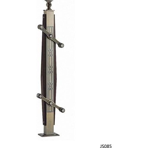 Freeshipping 950mm JS085 Column Customade Floor Mount Newel Handrail Armrest Post Pillar Pole for Staircase