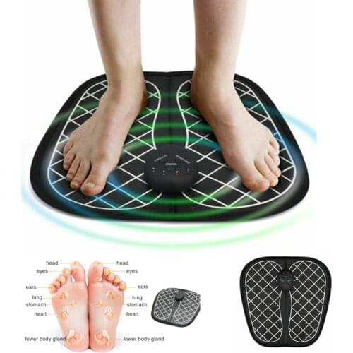 New Electric EMS Foot Massager Smart ABS Physiotherapy Revitalizing Pedicure Tens Foot Vibrator Wireless Feet Muscle Stimulator