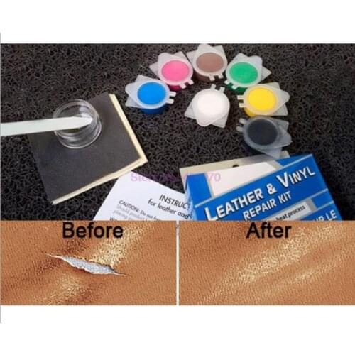 By DHL or Fedex 200pcs Auto Car Seat Sofa Leather Repair Coats Holes Scratch Tools Liquid Leather Repair Kit Car Sofa Repairing