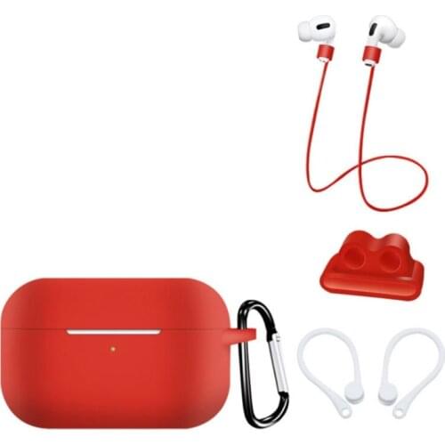 Silicone Earphone Protective Case For Arpods Pro Wireless Bluetooth Earphone Anti-loss Strap Ear-hook Suit