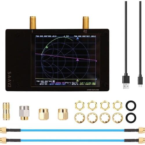 Original 3G S-A-A-2 NanoVNA V2 Vector Network Analyzer Digital Nano VNA Tester MF HF VHF UHF USB Logic Antenna Analyzer Meter