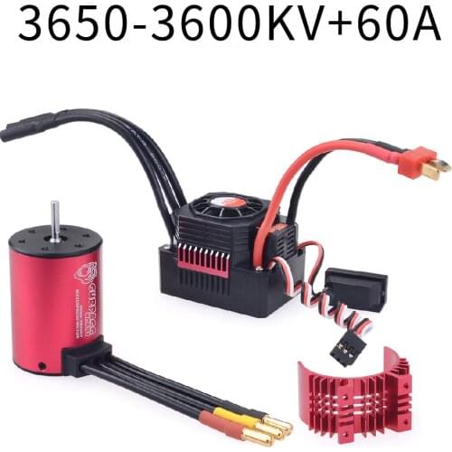 Surpass Hobby KK Waterproof Combo 3650 3600KV 2300KVBrushless Motor w/45A/60A ESC for RC 1/10 RC Car