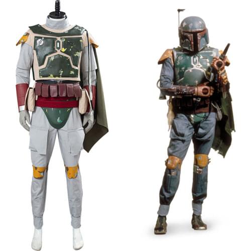 Star Cosplay Boba Fett Costume Cosplay Adult Men Uniform Outfits Halloween Carnival Suit Custom Made