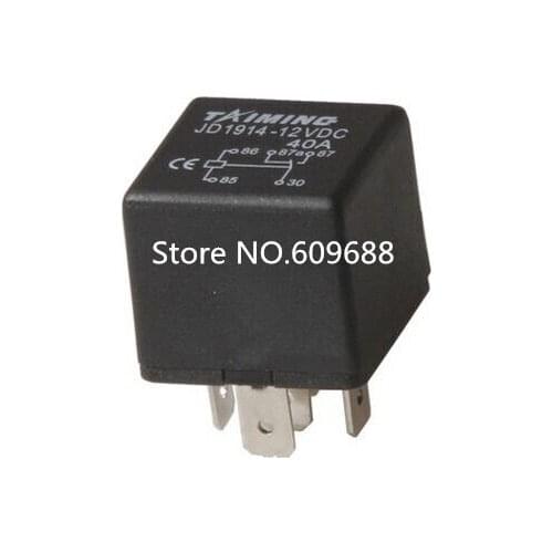 DC12V 40Aclamp type auto relay JD1914 ,5 pins
