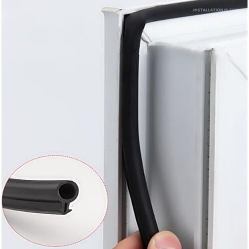 2M Plastic Steel Door and Window Sealing Strip Weatherproof Dust-proof O Type Multifunction Silicone Rubber Sealing Strip