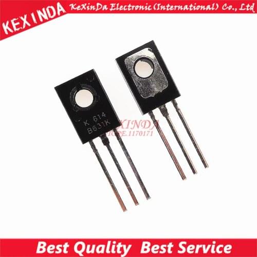 2SB631K 2SB631 B631 P PNP 1A 120V 8W TO-126 10pcs/1lot