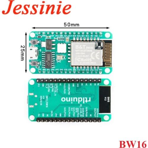RTL8720DN BW16 BW16-Kit Bluetooth Module Dual-band WiFi Bluetooth 5.0 Wifi Wireless Module IIC I2C/SPI/UART/PWM Interface
