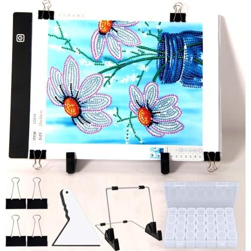 Dimmable A4 led light pad,tablet,tools,diamond embroidery,accessories for lichtbak voor diamond painting