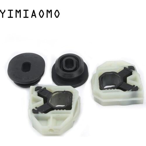 1K0 121 367 C 1K0 121 367 F Radiator Mount Set 4PCS Car Accessories Cooling System Parts For VW Jetta Golf Passat B6 Audi A3 TTS