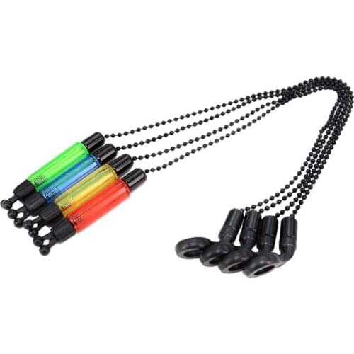 Set Carp Fishing Bite Alarm Hangers Swinger Illuminated Drop Off Chain Indicator Drop Shipping