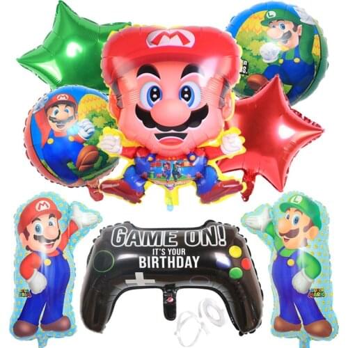 Cartoon Game Theme Balloon Set Super Hero birthday decoration party decoration balloons