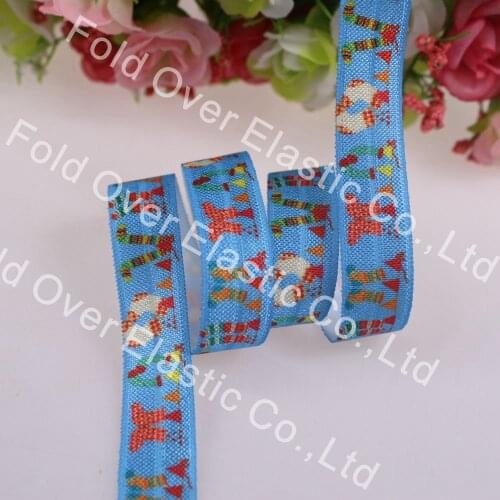 New!! 5/8"christmas heat transfer foe for webbing 100 yards/Lot free shipping
