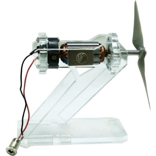 Brushed motor demo model fan blade 12v physics experiment detachable teaching instrument technology small production toy