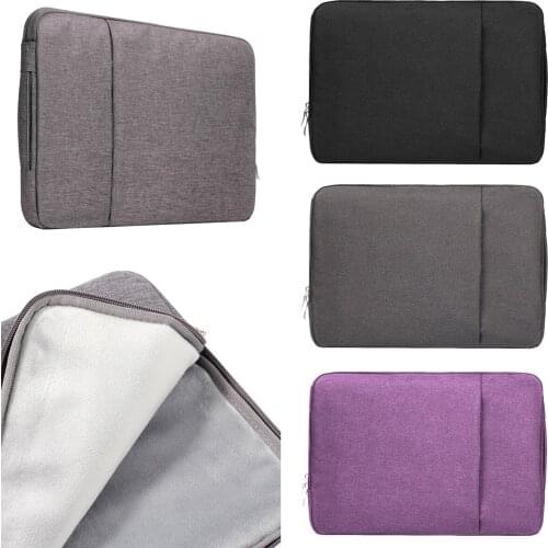 SOONHUA Portable Shockproof Laptop Sleeve Case Bag Waterproof Notebook Cover Pouch​ Bags Smooth Zipper For Quick Access