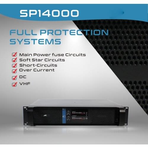 Professional High Power 14000 Watts CLASS-TD 2 or 4 Channel Switch Power Amplifier Board for Stage,Performance