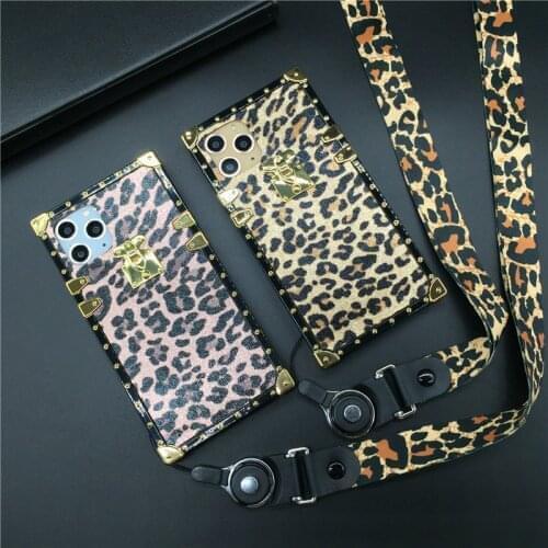 Luxury Sexy Leopard Phone Cases Cover Soft Square Case for Motorola Moto G Stylus 2021 G Power Moto G Play One 5G Ace Moto G 5G