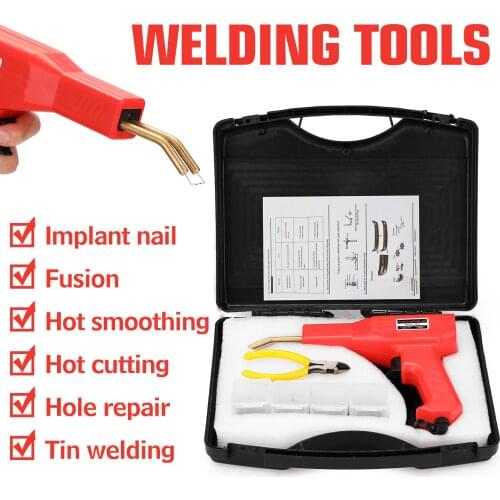 Handy Plastics Welders Garage Tools Hot Staplers Machine Staple PVC Repairing Machine Car Bumper Repairing Stapler Welding Tool