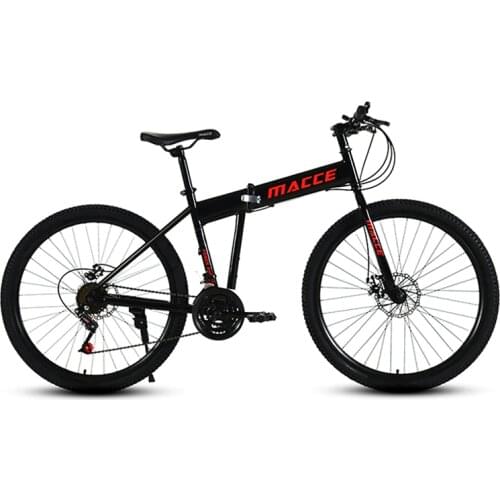 Folding Electric Bike Mountain Bicycle 26-Inches 21 Speed 36V Lithium Battery 240W 60KM/H for Adult