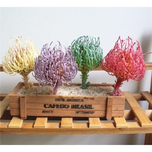 Height=15cm Diameter=6.5cm Large Artificial Flower Succulents Plants Home Garden Bathroom Accessories Green Flocking Fake Plants